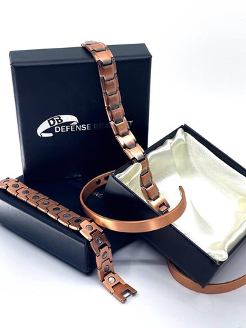 Pure Copper Magnetic Bracelet - 2 Designs DG Your Emf Shield 