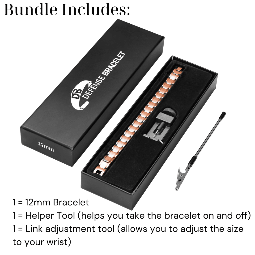 Pure Copper EMF Defense Magnetic Bracelet Your Emf Shield 