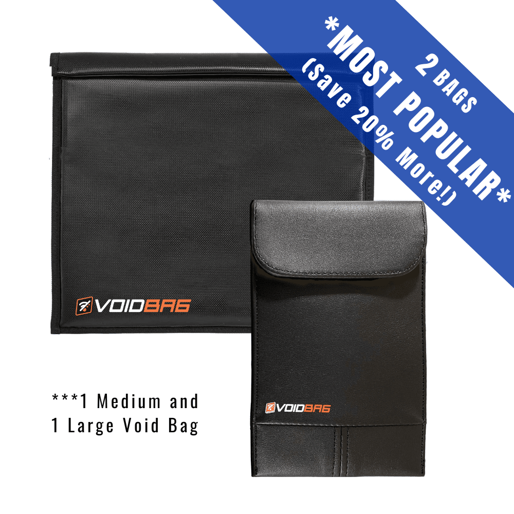 Void Bag (Faraday Bag) Bags Your Emf Shield 2 - 1 Medium and 1 Large Void Bag **MOST POPULAR** (Save 20% More) 