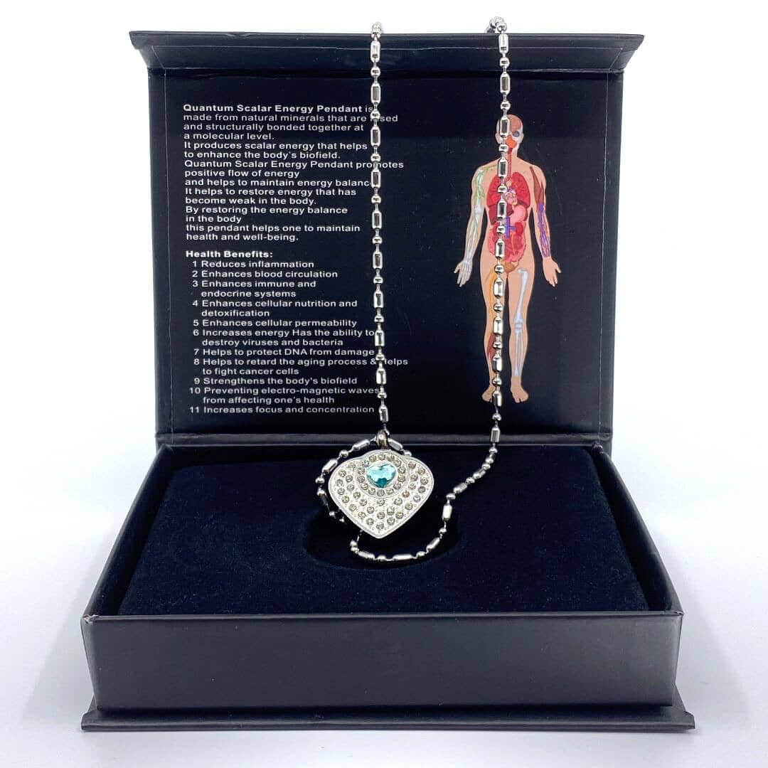 Special Edition: Heart Shaped Energy Defense Pendant 22MM Your Emf Shield 