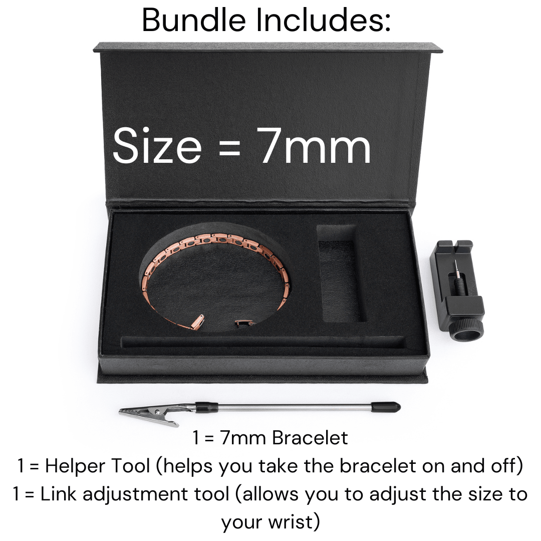 Pure Copper EMF Defense Magnetic Bracelet Your Emf Shield 