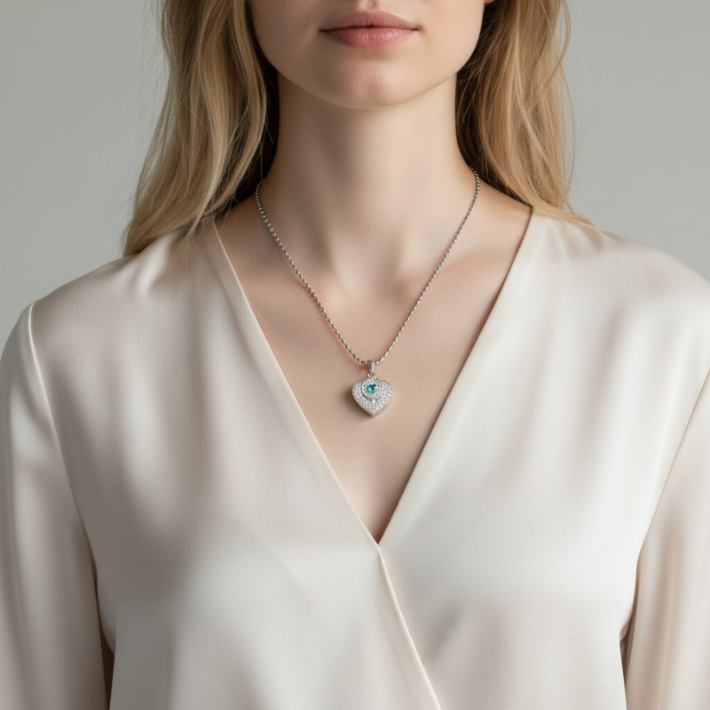 Special Edition: Heart Shaped Energy Defense Pendant 22MM