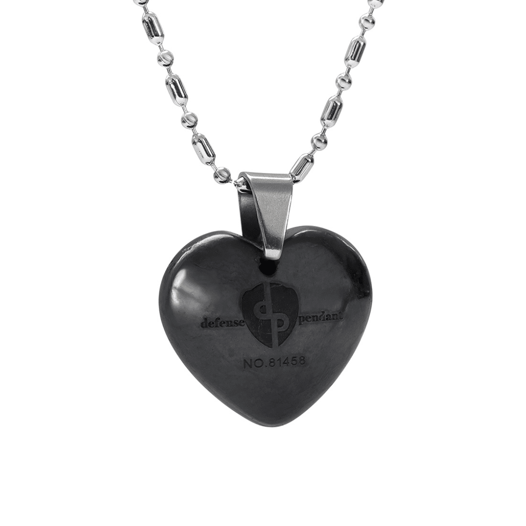 Heart EMF Defense Pendant - 100% Shungite Stone Your Emf Shield 