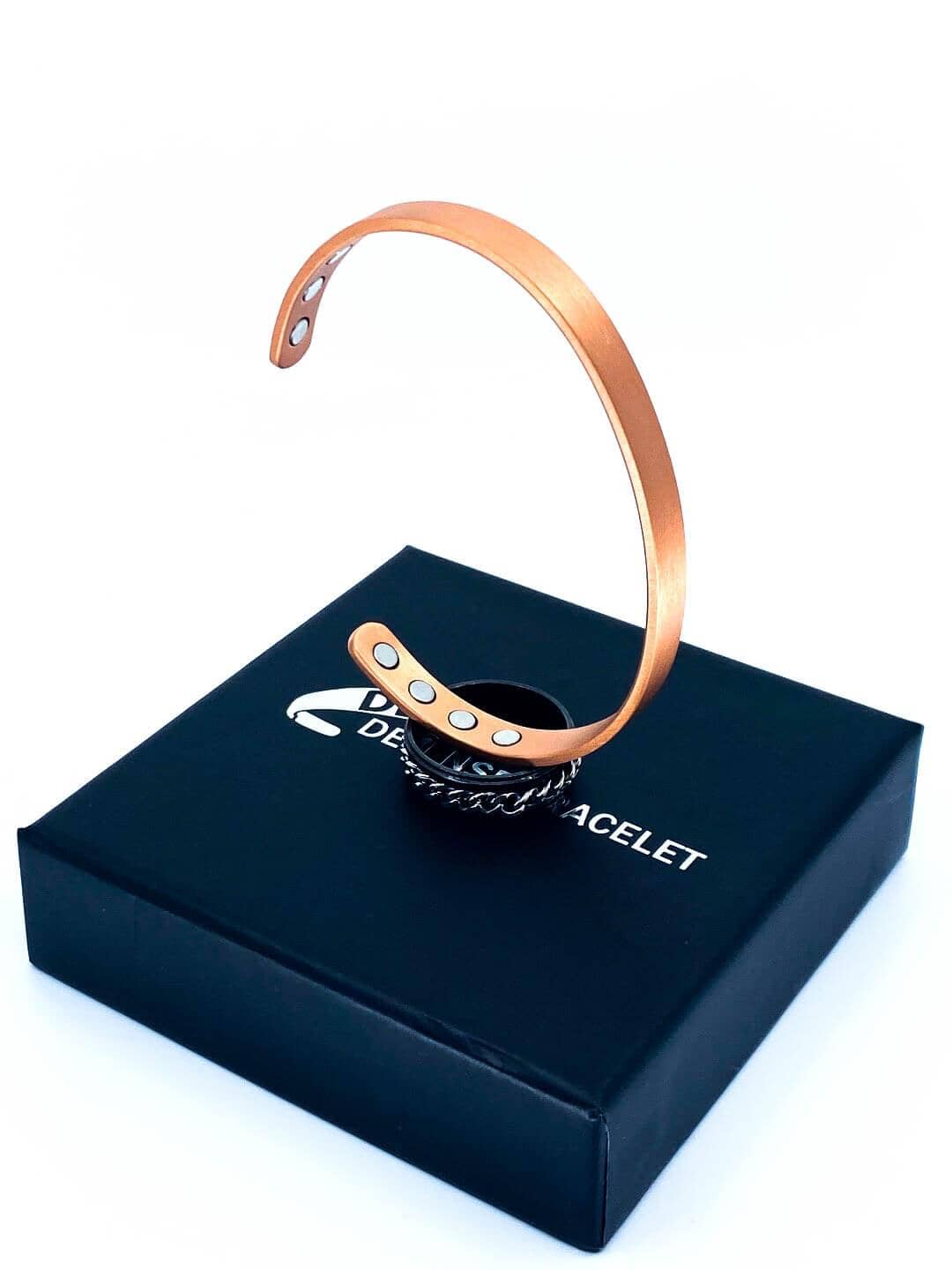 Pure Copper Magnetic Bracelet - 2 Designs DG Your Emf Shield 